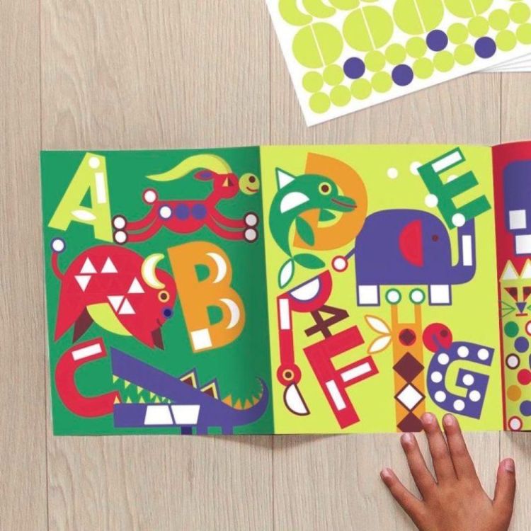 Poppik Poppik Sticker Poster - Letters (MAT010) - SPADT - speelgoed met advies