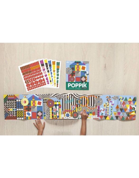 Poppik Poppik Sticker Poster - Moderne Kunst (MAT005) - SPADT - speelgoed met advies