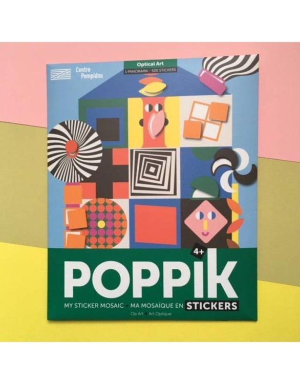 Poppik Poppik Sticker Poster - Moderne Kunst (MAT005) - SPADT - speelgoed met advies