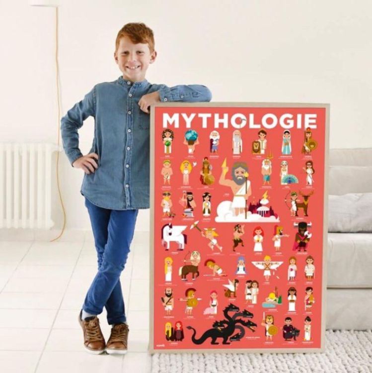 Poppik Poppik Sticker Poster - Mythologie (DIS018) - SPADT - speelgoed met advies