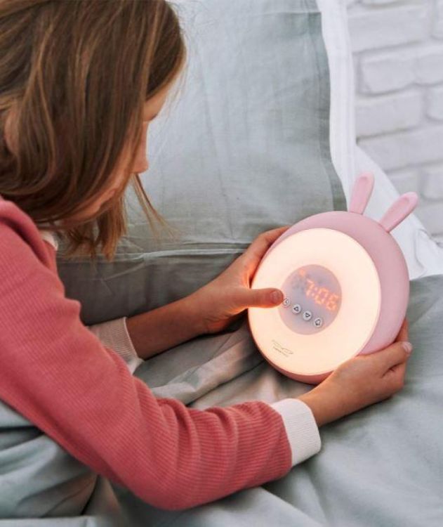 Rabbit & Friends Wake Up Lamp Rabbit Roze (52-0069) - SPADT - speelgoed met advies