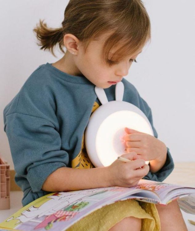 Rabbit & Friends Wake Up Lamp Rabbit Wit (52-0074) - SPADT - speelgoed met advies