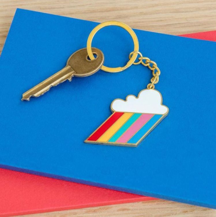 Rex London Sleutelhanger Regenboogwolk (29622) - SPADT - speelgoed met advies