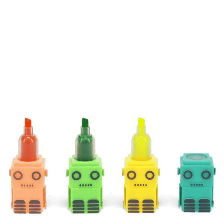 Rex London Stapelbare Markeerstiften Robots (30989) - SPADT - speelgoed met advies