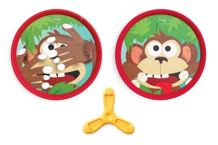 Scratch Hand Disker Duo 'Funny Monkey' (6182154) - SPADT - speelgoed met advies