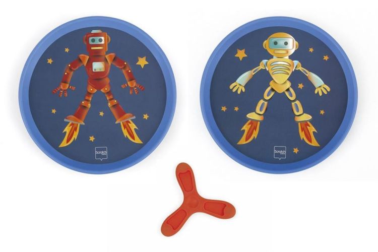 Scratch Hand Disker Duo 'Robot' (6182150) - SPADT - speelgoed met advies