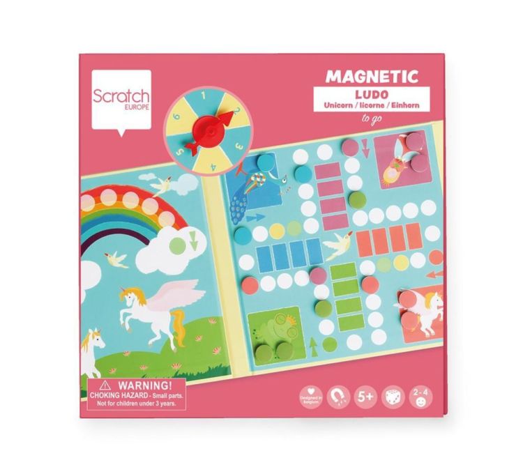 Scratch Magnetisch Bordspel To Go 'Mens Erger je Niet' (6182212) - SPADT - speelgoed met advies