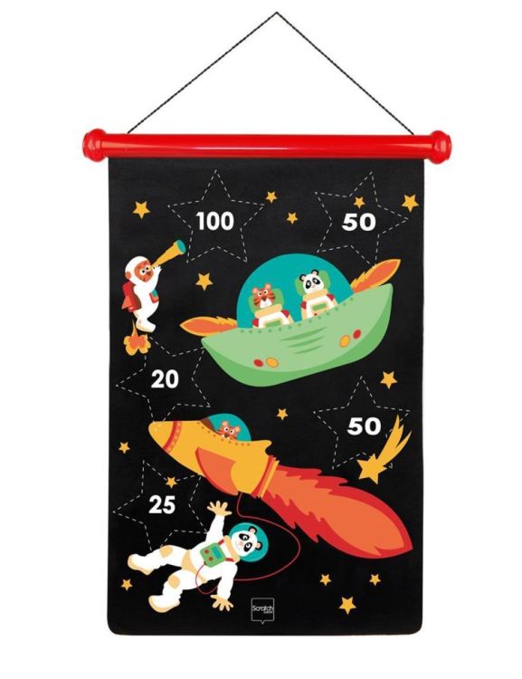 Scratch Magnetisch Dartsspel Astronaut (6182042) - SPADT - speelgoed met advies