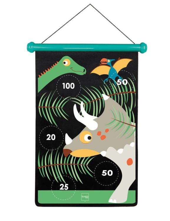 Scratch Magnetisch Dartsspel Dinosaurussen (6182043) - SPADT - speelgoed met advies
