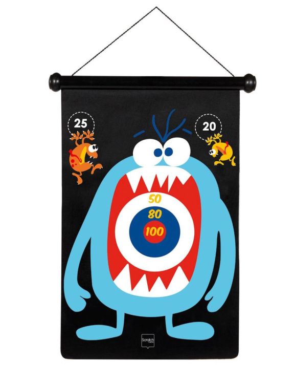 Scratch Magnetisch Dartsspel Monsters (6182004) - SPADT - speelgoed met advies