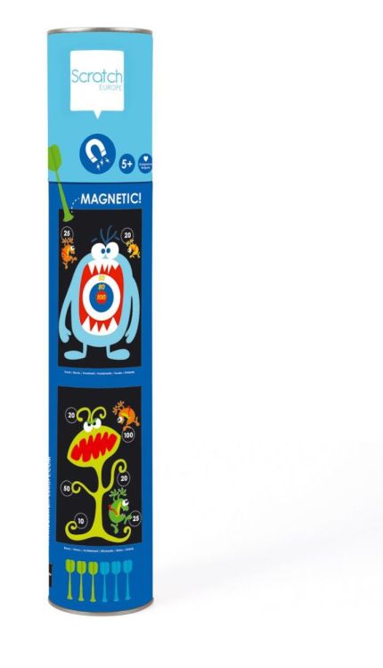 Scratch Magnetisch Dartsspel Monsters (6182004) - SPADT - speelgoed met advies