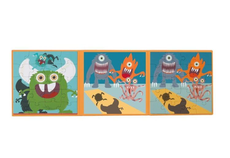 Scratch Magnetisch Puzzelboek 'Monsters' (6181157) - SPADT - speelgoed met advies