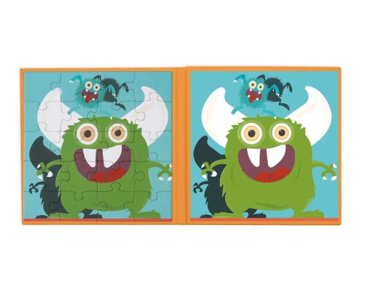 Scratch Magnetisch Puzzelboek 'Monsters' (6181157) - SPADT - speelgoed met advies