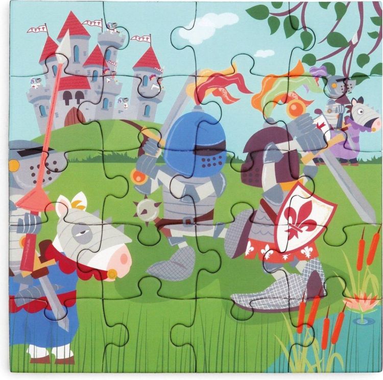 Scratch Magnetisch Puzzelboek 'Ridders' (6181162) - SPADT - speelgoed met advies