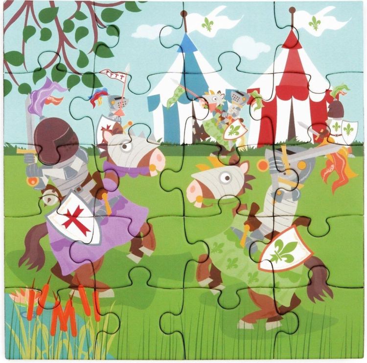 Scratch Magnetisch Puzzelboek 'Ridders' (6181162) - SPADT - speelgoed met advies