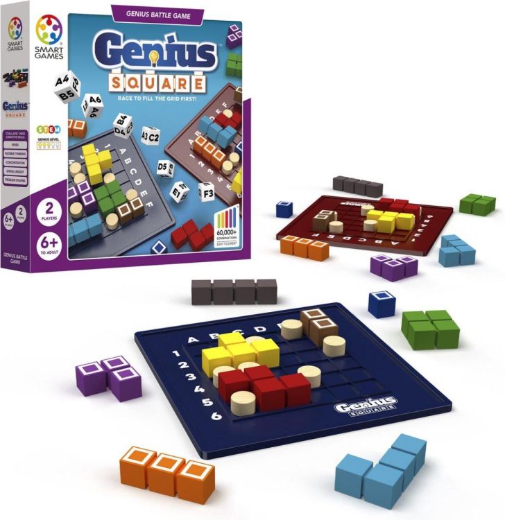 SmartGames The Genius Square - Breinbreker (SGHP001) - SPADT - speelgoed met advies