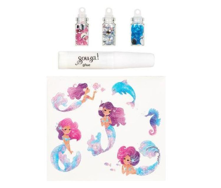 Souza for Kids Glittertattoos Zeemeerminnen (107731) - SPADT - speelgoed met advies