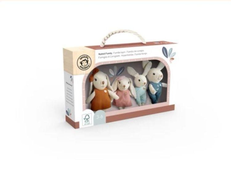 Speedy Monkey Familie Konijn (SP4006) - SPADT - speelgoed met advies