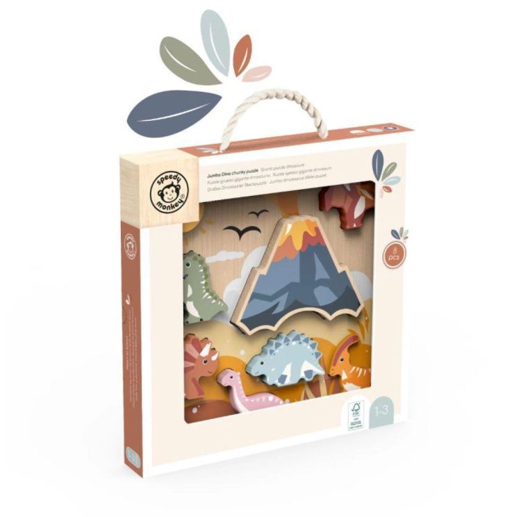 Speedy Monkey Jumbo Puzzel Dinosaurus (SP6011) - SPADT - speelgoed met advies