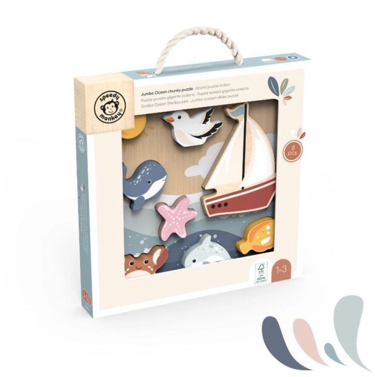 Speedy Monkey Jumbo Puzzel Oceaan (SP6014) - SPADT - speelgoed met advies