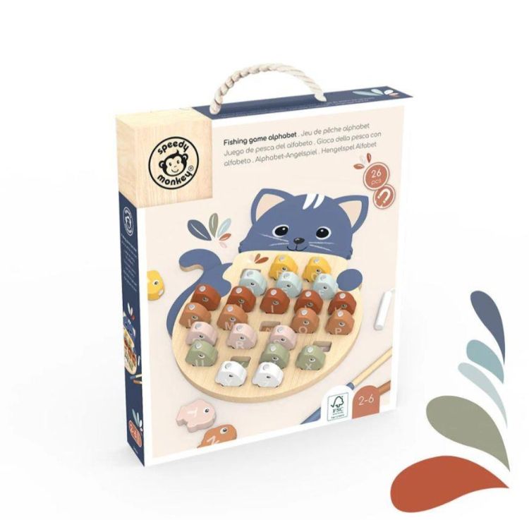 Speedy Monkey Visspel Alfabet (SP1049) - SPADT - speelgoed met advies