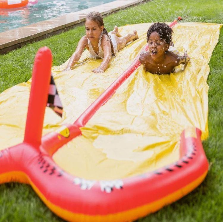 Swim Essentials Waterglijbaan Racing (2 personen) (2020SE118) - SPADT - speelgoed met advies