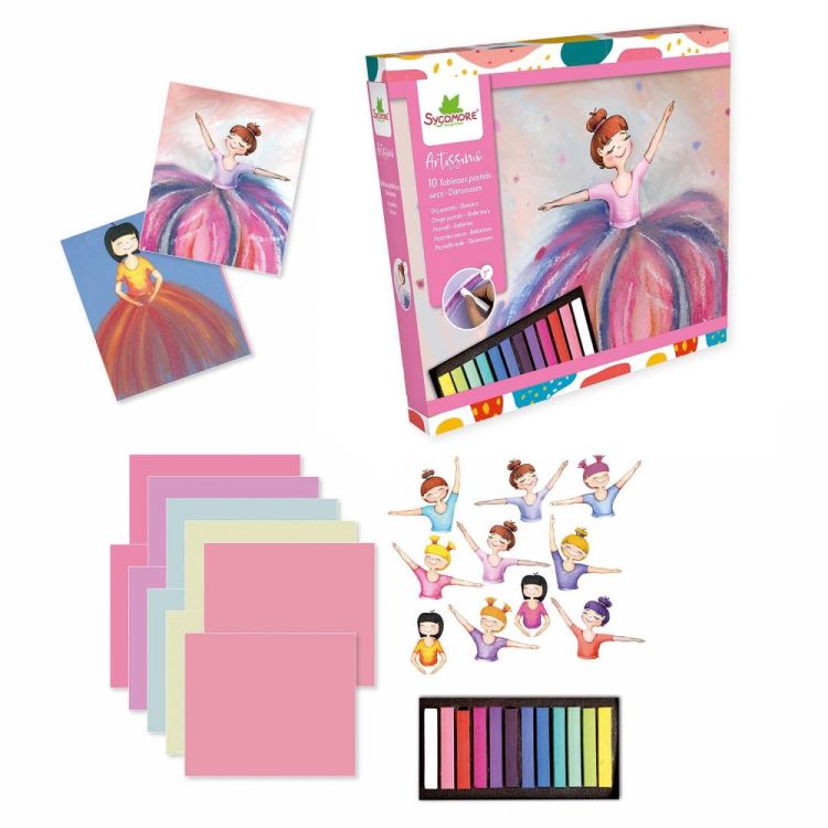Sycomore Artissimo Droge Pasteltekeningen Ballerina's (SYCREA033) - SPADT - speelgoed met advies