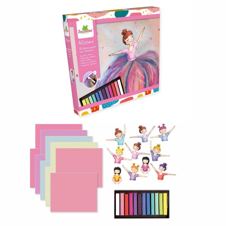 Sycomore Artissimo Droge Pasteltekeningen Ballerina's (SYCREA033) - SPADT - speelgoed met advies