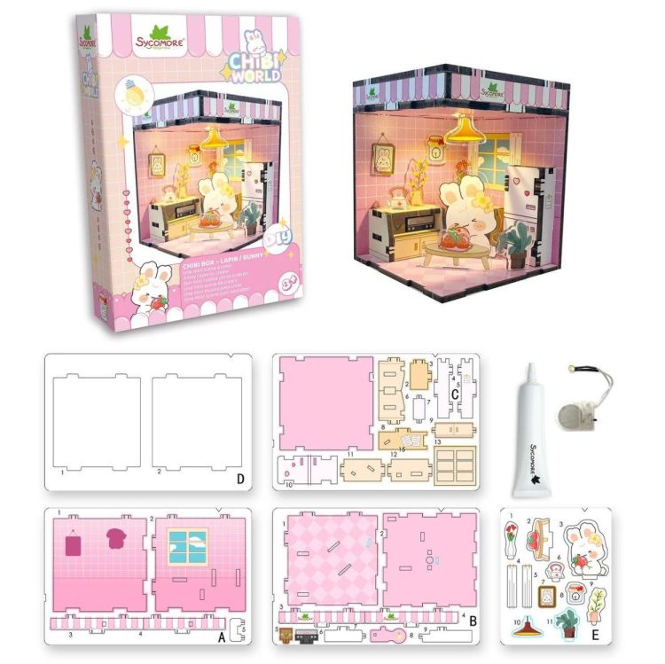 Sycomore Chibi World Light Box Bunny (CREA089) - SPADT - speelgoed met advies