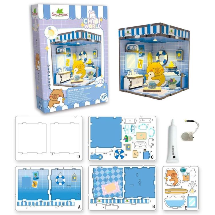 Sycomore Chibi World Light Box Capibara (CREA094) - SPADT - speelgoed met advies