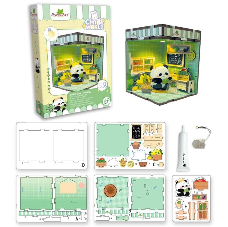 Sycomore Chibi World Light Box Panda (CREA091) - SPADT - speelgoed met advies