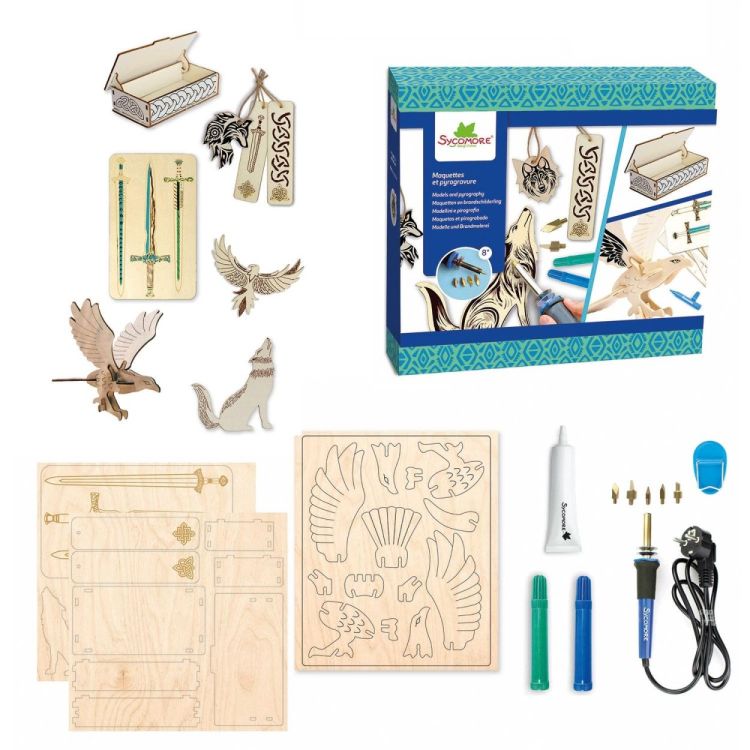 Sycomore Pyrografie en Modellen (SYCRE5202) - SPADT - speelgoed met advies