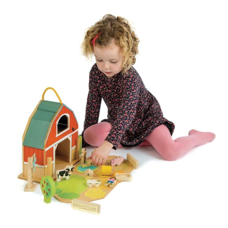 Tender Leaf Toys Houten boerderij (4608301) - SPADT - speelgoed met advies