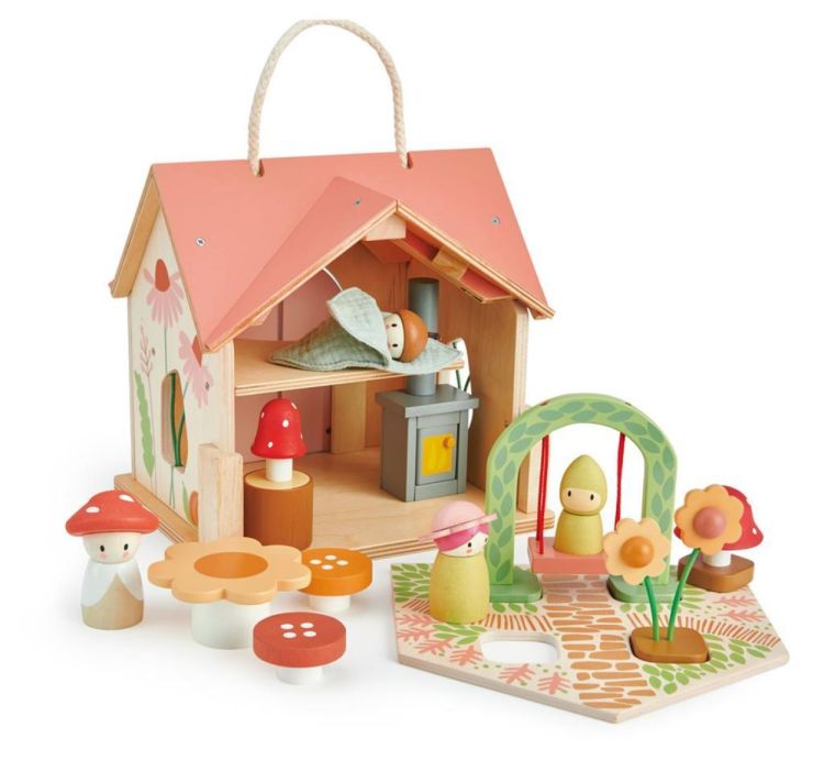 Tender Leaf Toys Houten Chalet 'Rosewood' (4608381) - SPADT - speelgoed met advies