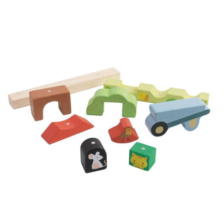 Tender Leaf Toys Houten puzzel Magnetische tuin (4608455) - SPADT - speelgoed met advies