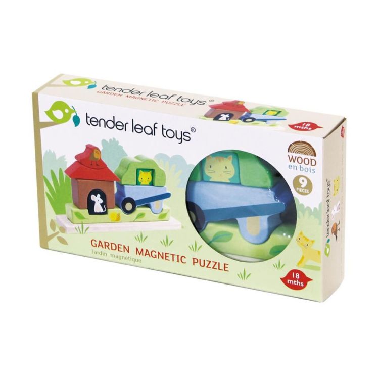 Tender Leaf Toys Houten puzzel Magnetische tuin (4608455) - SPADT - speelgoed met advies