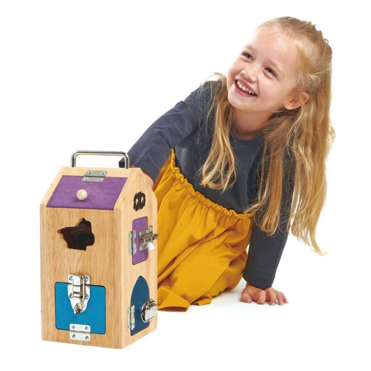 Tender Leaf Toys Monster Lock Box Slotendoos (4608341) - SPADT - speelgoed met advies