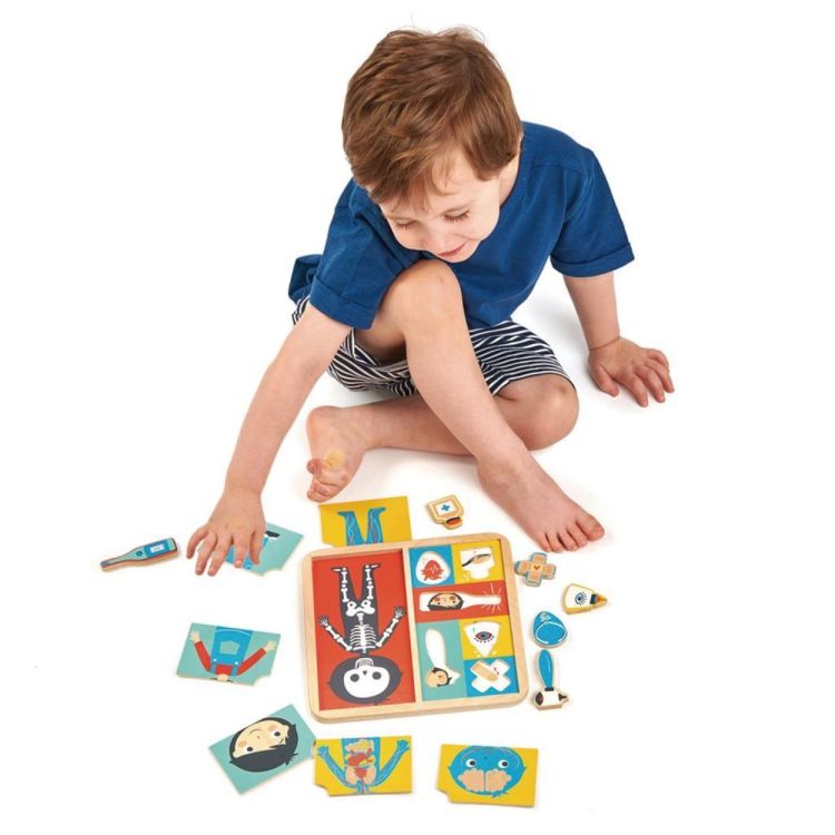 Tender Leaf Toys Ouch Puzzel 'Het Lichaam' (4608419) - SPADT - speelgoed met advies