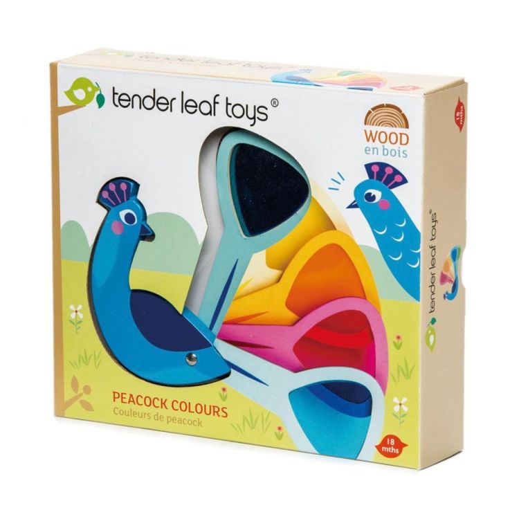 Tender Leaf Toys Pauwenkleuren (4608338) - SPADT - speelgoed met advies