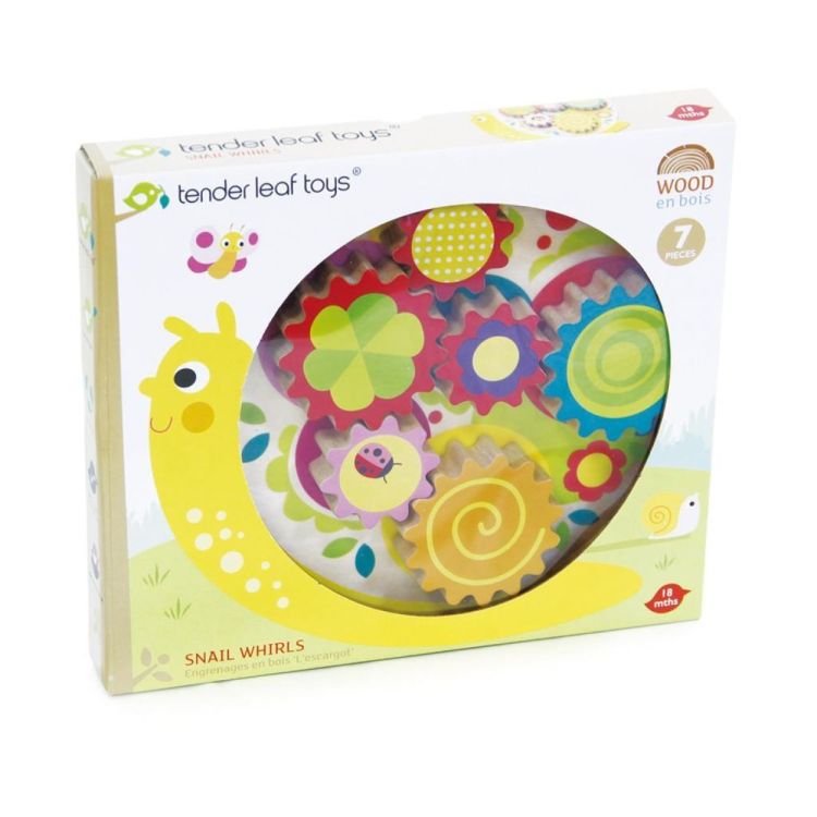 Tender Leaf Toys Slakkenhuisje met tandwielen (4608347) - SPADT - speelgoed met advies