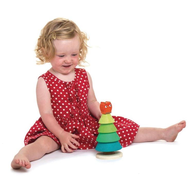 Tender Leaf Toys Stapelaar Dennenboom (4608460) - SPADT - speelgoed met advies