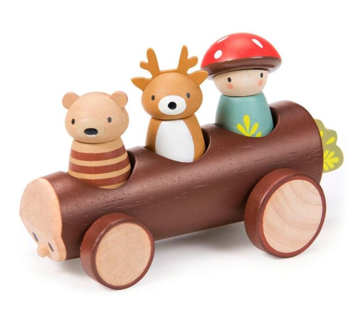 Tender Leaf Toys Taxi Bosdieren (4608386) - SPADT - speelgoed met advies