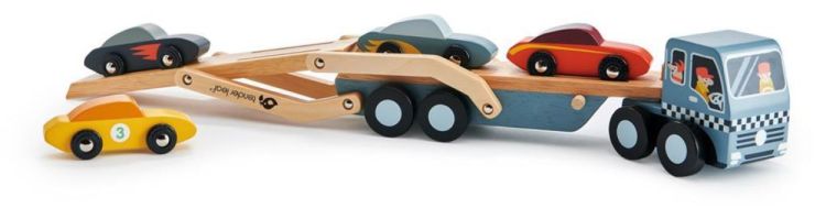 Tender Leaf Toys Vrachtwagen Autotransport (4608346) - SPADT - speelgoed met advies