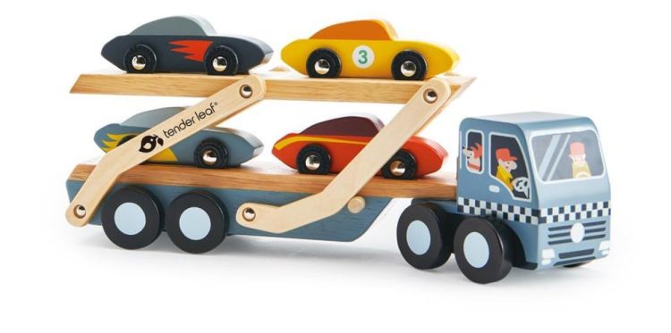 Tender Leaf Toys Vrachtwagen Autotransport (4608346) - SPADT - speelgoed met advies