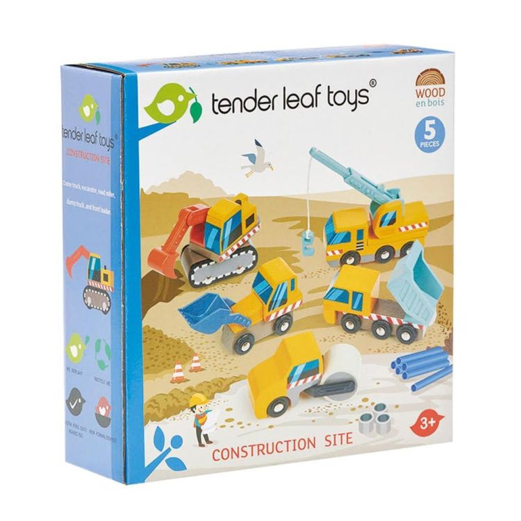 Tender Leaf Toys Werfvoertuigen (4608355) - SPADT - speelgoed met advies