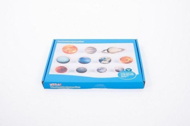 TickiT Houten Schijven Planeten (73482) - SPADT - speelgoed met advies