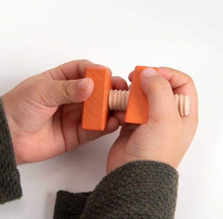 TickiT Regenboog Houten Schroeven (73999) - SPADT - speelgoed met advies