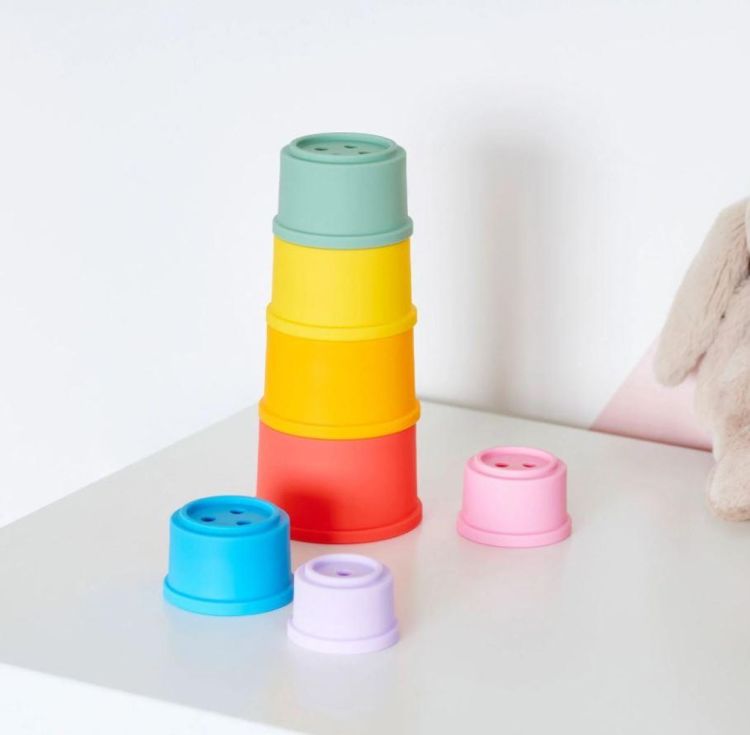 TickiT Silisoft Ronde Stapelbekers (54547) - SPADT - speelgoed met advies