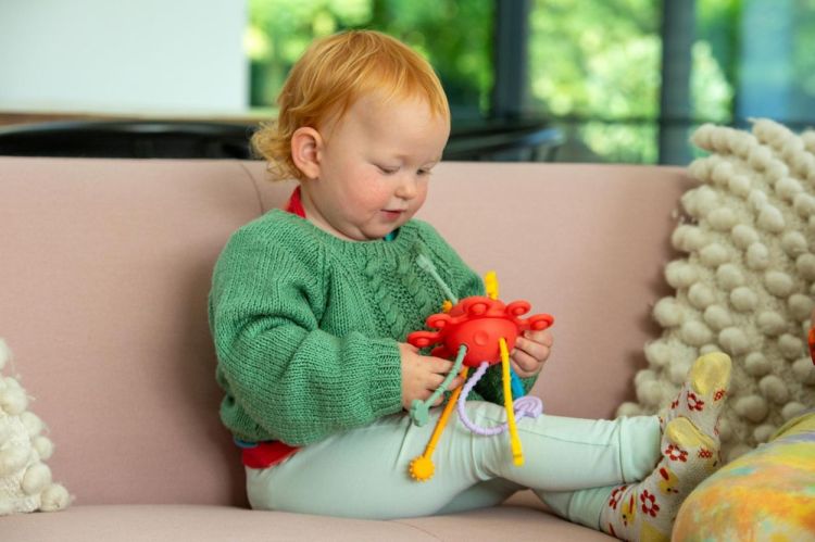 TickiT Silisoft Zip Pull Toy (54565) - SPADT - speelgoed met advies