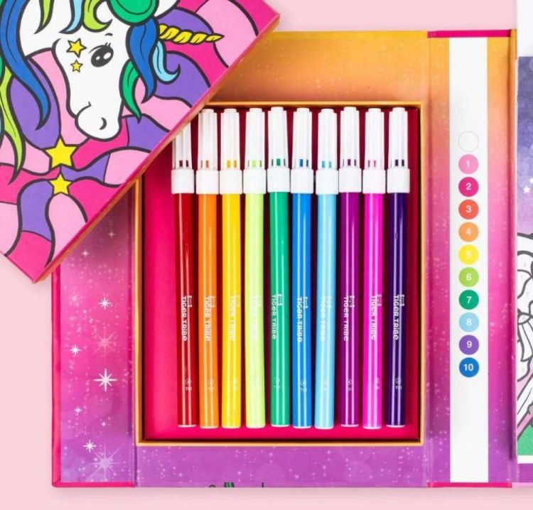 Tiger Tribe Kleuren op Nummer 'Unicorn Dreaming' (TR60352) - SPADT - speelgoed met advies